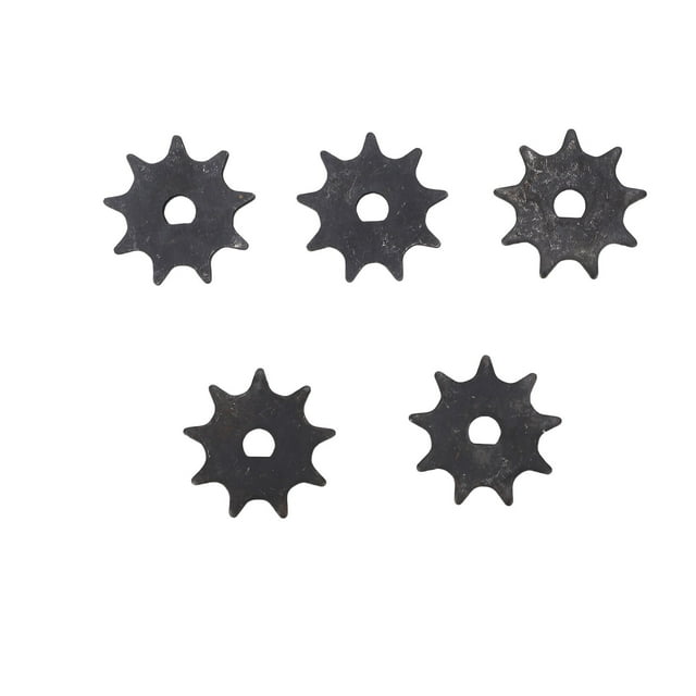 5PCS 9T Chain Sprocket Steel D Hole Motor Engine Sprocket for MY1016 MY6812 High Speed Motor