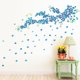 thumbnail image 4 of Naiovety Pegatina de pared de flor de ciruelo azul, Mural de vinilo decorativo, póster de flores extraíble, calcomanías, papel tapiz de estilo, sala de Decoración del hogar Naiovety HA078419-00, 4 of 6