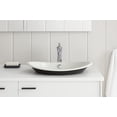 thumbnail image 3 of Kohler K-5403-P5 Iron Plains 20-3/4"L Cast Iron Drop-In Semi-Vessel Sink - Off White, 3 of 9