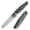 Gray, variant on Kansept Cru Folding Pocket Knife 3.46''CPM S35VN Blade,Titanium and Carbon Fiber Handle,K1092A2