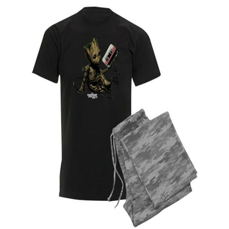 

CafePress - GOTG Groot Cassette - Men s Dark Pajamas
