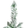 thumbnail image 5 of Northlight Frosted Pine Artificial Christmas Tree in Burlap Base - 3.5' - Unlit, 5 of 5