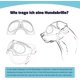 thumbnail image 3 of Gafas de sol para perros Protección ocular Gafas para perros Gafas para perros grandes para actividades al aire libre (blancas), 3 of 4