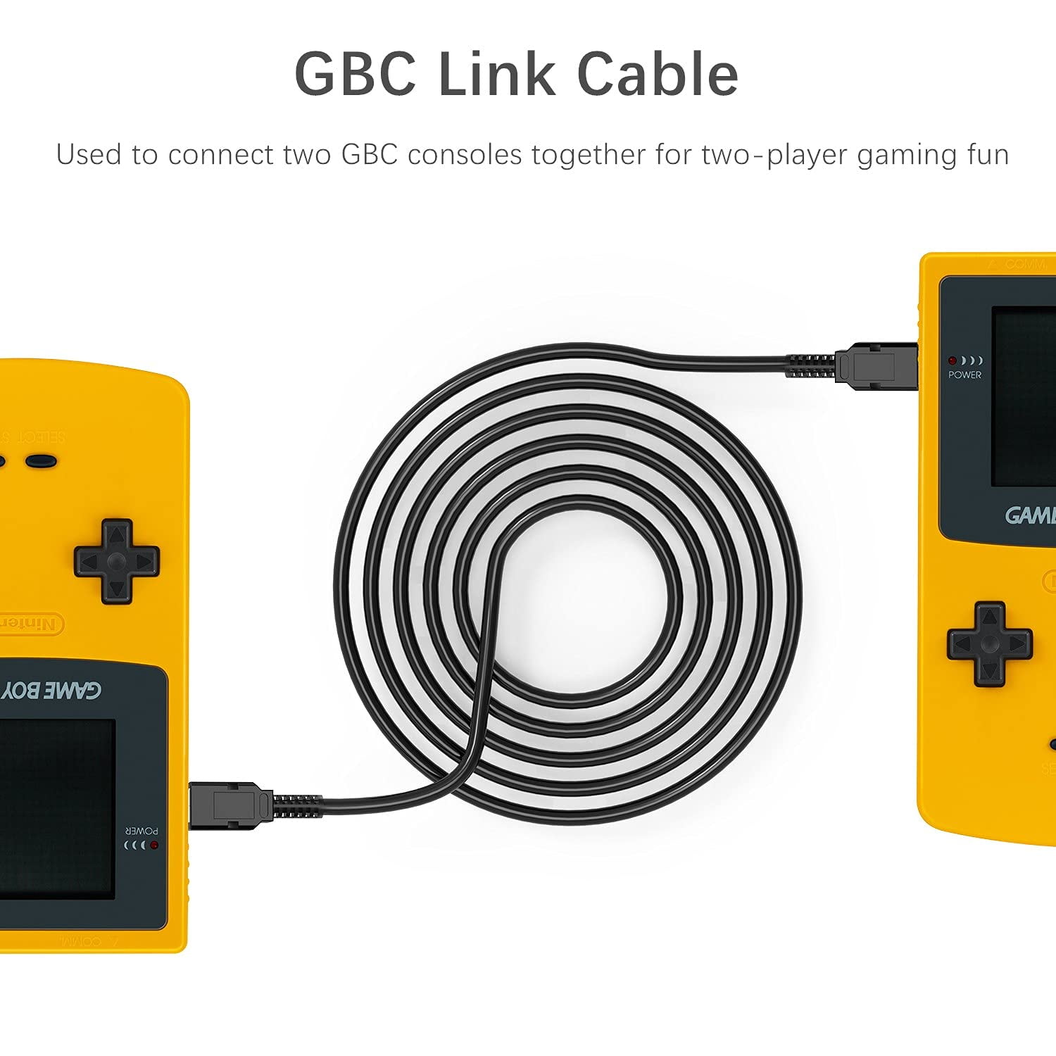 ORUYROP GBC Link Cable, Nintendo Gameboy Color/Pocket/Light - Main Image