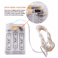 thumbnail image 4 of LED Copper Wire String Lights - 7ft 20LEDs Multi-color Fairy Lights Battery Operated for Christmas Bedroom Garden Patios Wedding Party Decoration, 4 of 6