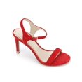 thumbnail image 1 of Kenneth Cole New York Womens Brandy 85 Suede Heel Sandals  Red 10 Medium (B,M), 1 of 3