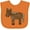 Orange, variant on Inktastic Horse Boys or Girls Baby Bib