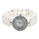 thumbnail image 5 of Pulsera de perlas con diamantes de imitación para mujer, ideal para fiestas navideñas y regalos vintage., 5 of 7