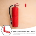 thumbnail image 5 of IFANLANDOR 4Pcs Brackets for Fire Extinguishers Red Plastic Bracket Shape for Wall Installation, 5 of 5
