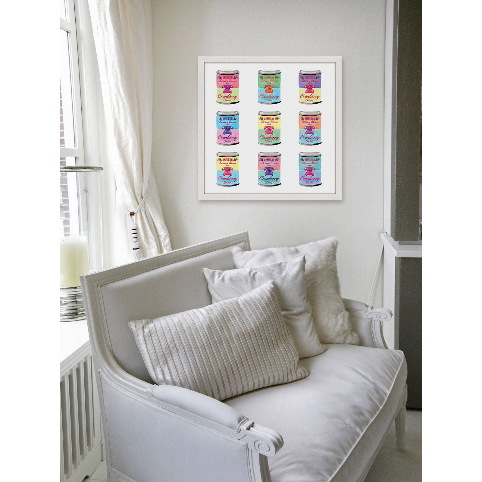 Marmont Hill "Cranberry Sauce" by Molly Rosner Framed Painting Print