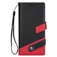 thumbnail image 4 of Allytech Flip Cover for Samsung Galaxy Note 20, PU Leather Folding Stand Shockproof Credit Cards Slots Drop Protection Wrist Strap Magnetic Closure Wallet Case for Galaxy Note 20, Black, 4 of 6