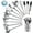 A. 13 Pieces, variant on Stainless Steel Spatulas, Solid Turner,Barbecue Metal Spatulas Turner For Cooking, Kitchen Spatula For Nonstick Cookware, Dishwasher Safe, Easy to Clean