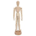 thumbnail image 4 of Sonew Human Figure Model,Art Man Model,Wooden Human Figure Model Toy Movable Limbs Puppet Art Sketch Models Home Decoration, 4 of 11