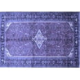 thumbnail image 1 of Ahgly Company Indoor Rectangle Persian Blue Traditional Area Rugs, 8' x 10', 1 of 4