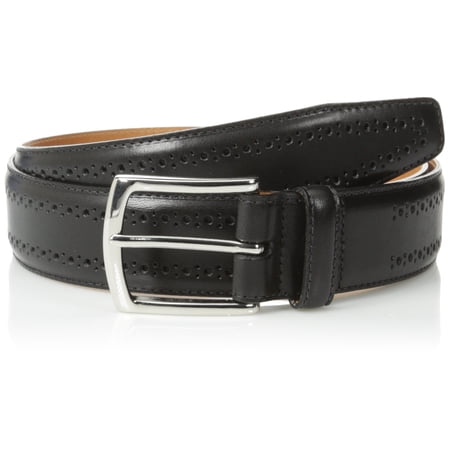Allen Edmonds Men's Leather Manistee Dress Belt (Black, 40)