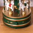 thumbnail image 4 of Carousel Horse Music Box Toy Clockwork Toy para La Decoración de Escritorio de en hogar de Navidad, Hugo Juguete de la caja de música, 4 of 8