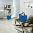 thumbnail image 4 of Aonity Bathroom Storage Bag Bath Bag Blue， Silicone Rubber Products Tote Bag Silicone Tote Bag Bathroom Storage Bag Bath Beach Outdoor Carrying Bag Underarm Bag, 4 of 8