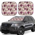 thumbnail image 1 of Fotbe Rose Flowers Juego de 2 Piezas de Parasoles para Parabrisas | Bloqueador Solar para Auto | Accesorios Plegables para Protección Solar Interior-Medium, 1 of 6