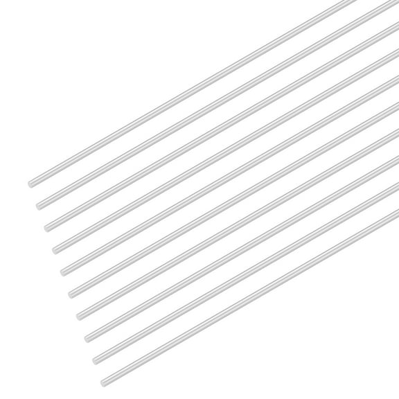 Uxcell 16-Pack Aluminum Round Rod 1.5mm x 200mm 6061 Aluminum for DIY Crafts