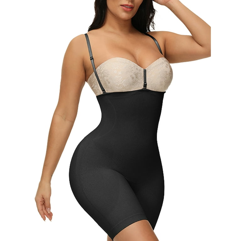 MISS MOLY Women Seamless Shaping Bodysuit with Adjustable Straps