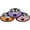 Purple+Orange+Pink, variant on 2 Pack/ 3 Pack Cat Bowls Non-Slip Stainless Steel Small Cat Food Bowls, Unbreakable Thicken Cat Feeder 7 Oz Cat Dishes Suitable for Indoor Small Pets Removable Rubber Base, Easily Clean Lovely Color