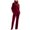 Wine-B, variant on Penkiiy Women's Spring Golden Velvet Set Women's Leisure Sports Leisure Fashion Women's Long Sleeved Hooded Coat Set Long Sleeved Hooded Set L Hot Pink