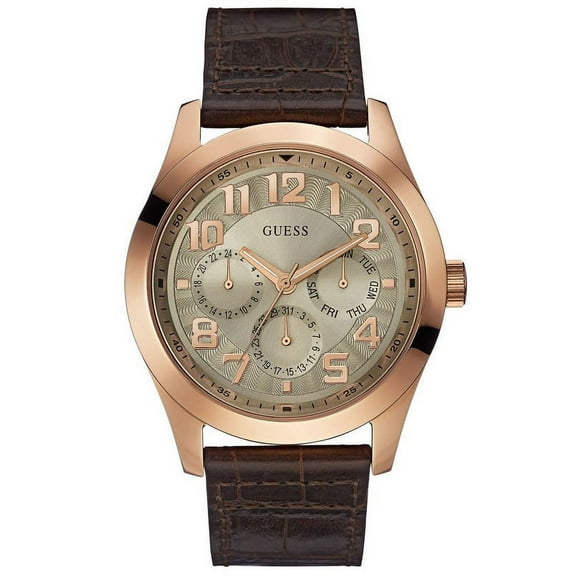 Guess Men's Breaker Brown Analog Watch W0597G1