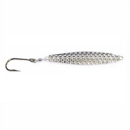 UPC: 0818078011466 | Run Off Lures Diamond Hammer Jig w/P Hook 6oz Chrome Plated