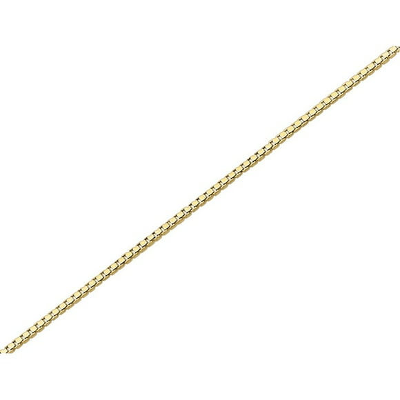 20 inch 6R Chain in 14 Karat Yellow Gold .6mm