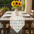 thumbnail image 6 of Cute Colorful Table Runner 36 Inches Long Cartoon Animal Alphabet Number Table Runners for Dining Room Tabletop Dresser Scarf Home Party Banquet Wedding Holiday Decoration, 6 of 9