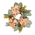 thumbnail image 3 of 仿真绿植渐变绣球花尤加利烛台 家庭聚餐婚礼餐桌蜡烛环装饰 渐变绣球尤加利烛台, 3 of 8
