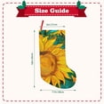 thumbnail image 3 of Lsque Vibrant Sunflower Painting Pattern 18 Inch Christmas Stockings, Festive Holiday Stocking for Christmas Decorations Holiday Decor, 3 of 8