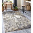 thumbnail image 4 of LUXE WEAVERS 6490 Abstract Area Rug – Modern Design, Medium Pile (5' x 7', Gray), 4 of 5