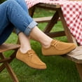 thumbnail image 3 of Ecetana Loafers for Women Suede Slip on Work Flats Shoes Womens Dressy Casual Walking Shoes, 3 of 8