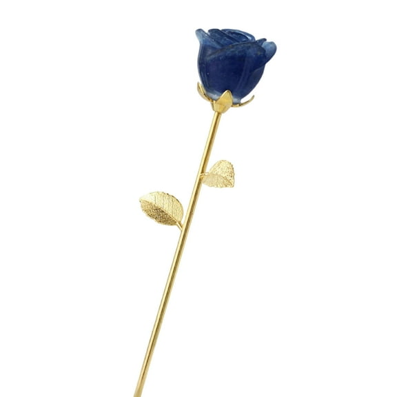 LEHOZIHEQ Crystal Rose Gemstone Flower, Glass Rose Mini Crystal Flower, Artificial Flowers Wedding Party Gift Room Ornament Office Desktop Feng Shui Decoration