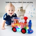 thumbnail image 2 of Juego de tren eléctrico juguete de tren en movimiento juguete de tren para bebé juego de tren eléctrico para niños juguete de tren en movimiento a batería con regalos de, 2 of 7
