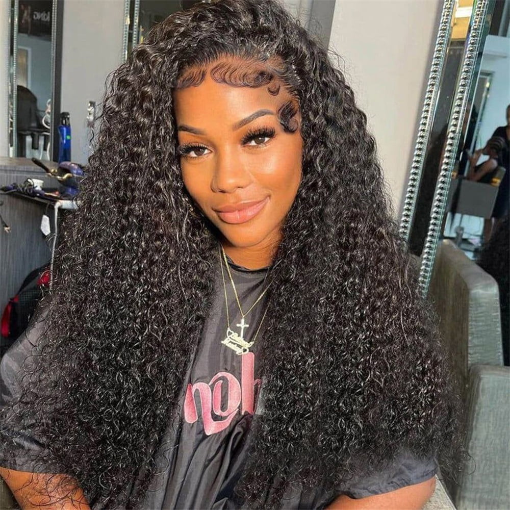 Kinky Curly Human Hair Bundles Natural Black Curl Remy Hair Extensiones 1 3 4 Bundles