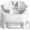 White, variant on Osoeri Self Cleaning Cat Litter Box, Automatic Litter Box Self Cleaning ,Open Top Large Litter Box for Multiple Cats,with Safety Protection, APP Control,Odor Removal,Mat and Waste Bags Included, Gray