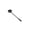 Black, variant on Stainless Steel Round Stirring Spoon, Versatile Honey Dipper, Soup Spoon for Kitchen Dining, Elegant Tableware for Valentines Day Gifts and Easter Brunch Settings, 1Pack Black