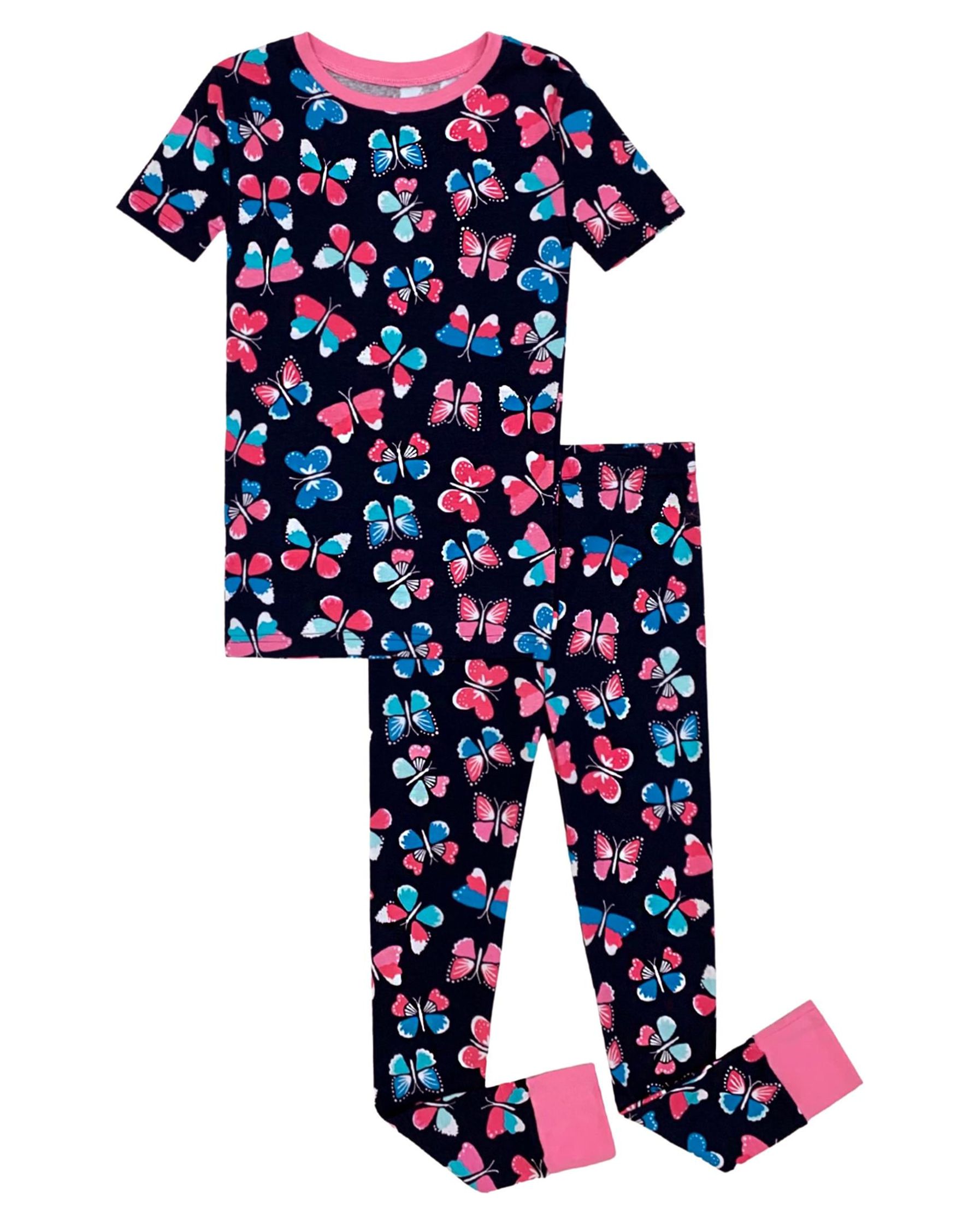 Prestigez Girls' Pajama Organic Cotton Sleepwear Set