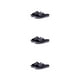 thumbnail image 1 of Qarigey Zapatillas de baño Hombres Mujeres Badslippers Toboganes huecos Zapatillas de playa Sandalias de suela blanda Interior Hogar Negro / Type1 NO1, 1 of 6
