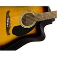 thumbnail image 6 of Fender FA-125CE Dreadnought Cutaway Acoustic-Electric Guitar, Sunburst, 6 of 8