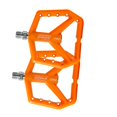 thumbnail image 2 of Pedales de Bicicleta Zulema Pedal Plano de Nailon Ultraligeros Universales Naranja, 2 of 8