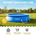 thumbnail image 2 of Funsicle QuickSet 15' x 36" Round Inflatable Top Ring Above Ground Swimming Pool Set, 2 of 6