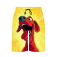 thumbnail image 5 of ZRGHAOYLQ Men's Quick Dry Dog Print Swimming Trunks Elastic Drawstring Waist Shorts Lightweight Loose Fit Casual Board Shorts with Pockets, 5 of 6