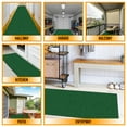 thumbnail image 5 of Ottomanson Non-Slip Hallway Runner Rug 2'7" x 28' Indoor/Outdoor Custom Size Utility Carpet for Garage, Green, 5 of 9