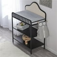 Little Seeds Piper Metal Changing Table, Black