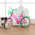 thumbnail image 3 of Bicicleta de juguete de plástico con cesta para muñecas Pin, accesorios para exteriores, 3 of 7