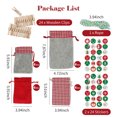 thumbnail image 3 of Mistaha 24PCS Advent Calendar Bags 24 Days Christmas Countdown Calendar Burlap Bags Candy Bag with, 3 of 8