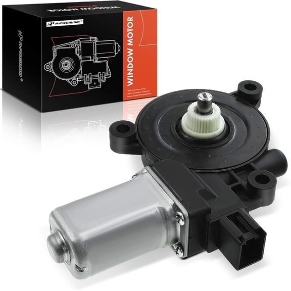A-Premium Front Left Driver Side Power Window Motor (6-Pin Plug) Compatible with Toyota & Mazda & Scion Models -3, 3 Sport, CX-3, CX-5, CX-9, iA, Yaris, Yaris iA, with Auto-up Function